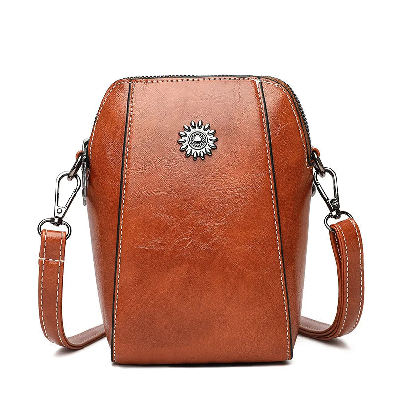 Women's Leather Shoulder Crossbody Bag Germana